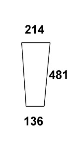 Szyba przednia dolna do ciągnika Fendt - 258514401100