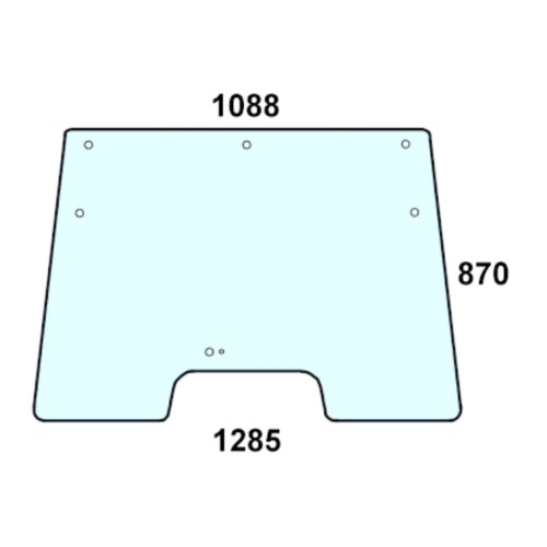 Szyba przednia do ciągnika Deutz-Fah 04383605
