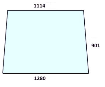 Szyba przednia do ciągnika Massey Ferguson, Valtra - 3902148M1