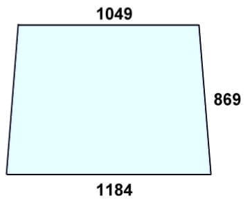 Szyba przednia do ciagnika Massey Ferguson, Landini - 3582160M2