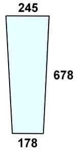 Szyba przednia dolna do ciągnika Case, Steyr - 134571405, 134571404