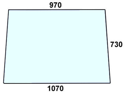 szyba przednia do ciągnika Steyr - 134371094
