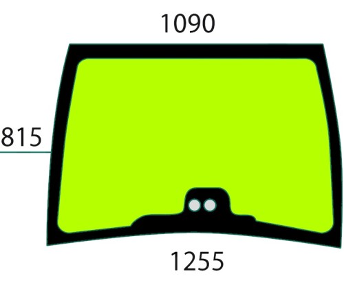 Szyba przednia z wygiętą podstawą do ciągnika Fendt - G716810040050, G716810040051