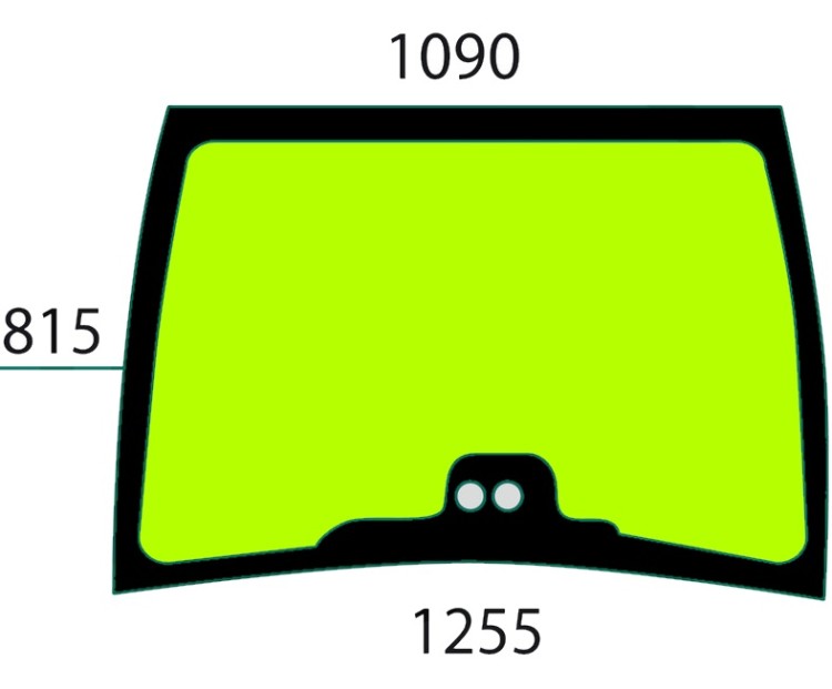 Szyba przednia z wygiętą podstawą do ciągnika Fendt - G716810040050, G716810040051