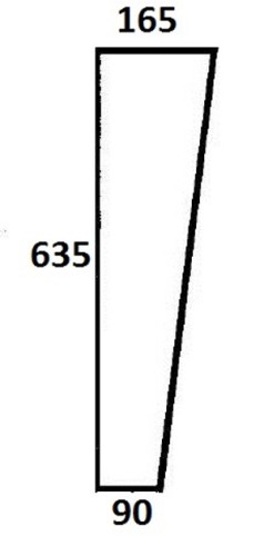 Szyba przednia dolna do ciągnika Hurlimann, Lamborghini, Same 092312110/10 (757)