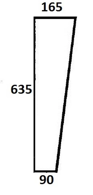 Szyba przednia dolna do ciągnika Hurlimann, Lamborghini, Same 092312110/10 (757)