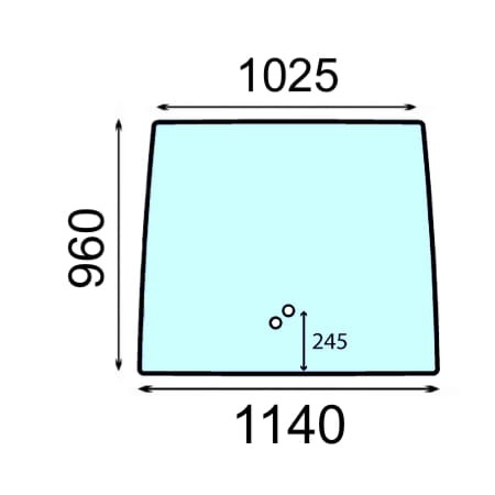 Szyba przednia do ciągnika John Deere 5000M, 5000R R264577