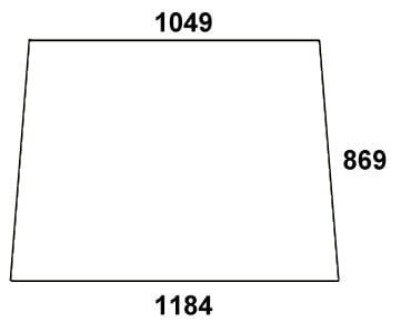 Szyba przednia do ciagnika Massey Ferguson, Landini - 3582160M2