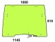 Szyba przednia do ciągnika Case, Fiat, Ford, New Holland - 87580303
