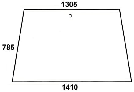 Szyba przednia, tylna do ciągnika Fendt - 275500210100