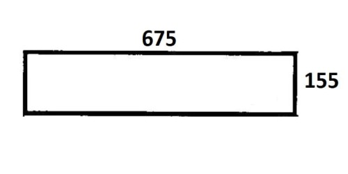 Szyba tylna dolna Massey Ferguson, Ursus (592)