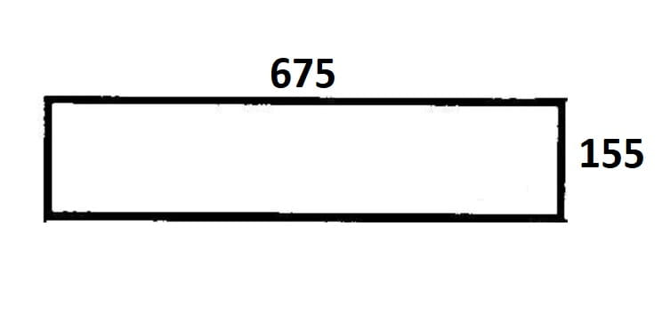 Szyba tylna dolna Massey Ferguson, Ursus (592)