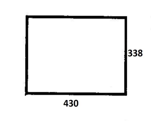 Szyba tylna dolna do ciągnika Ursus (709)