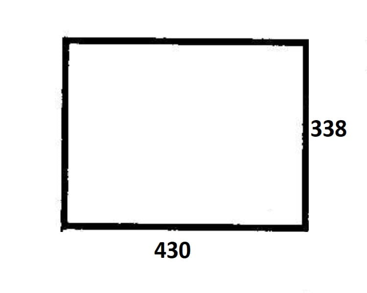 Szyba tylna dolna do ciągnika Ursus (709)
