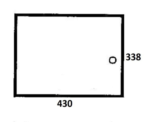 Szyba tylna dolna do ciągnika Ursus (710)