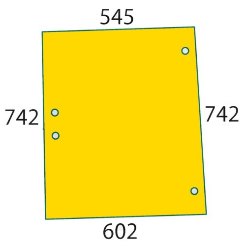 Szyba boczna do ciągnika Deutz-Fahr, Hurlimann, Lamborghini, Same 0.9234.214.010 (750)