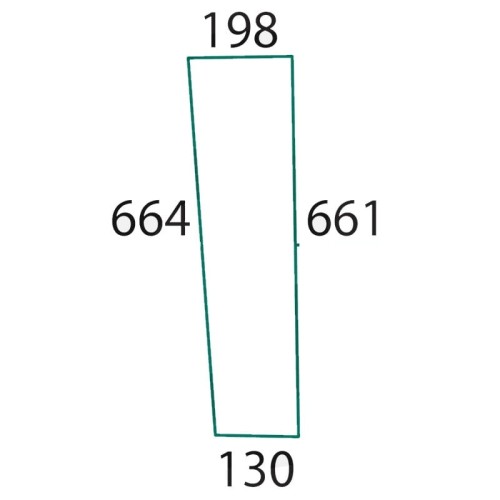 Szyba przednia dolna do ciągnika Deutz-Fahr, Hurlimann, Lamborghini, Same 0.9234.211.030 (751)