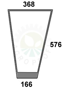 Szyba przednia dolna lewa do ciągnika Deutz-Fahr 04386426