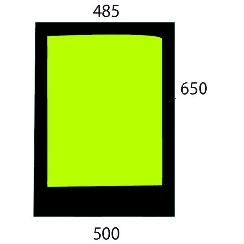 Szyba przednia dolna prawa do ciągnika Renault, Claas Ares 7700071502