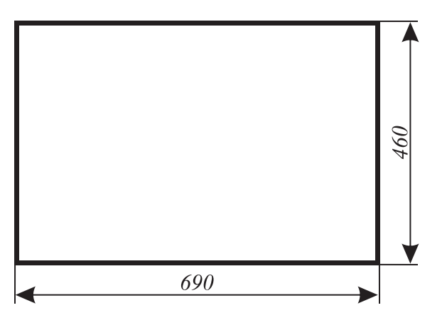 Szyba tylna do ciągnika Zetor 57187931 (014)