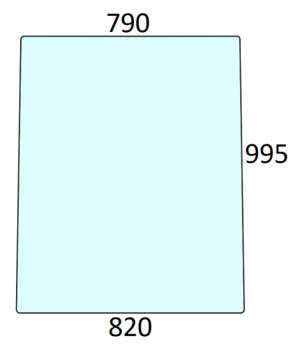 Szyba przednia ładowarka teleskopowa Manitou 562608