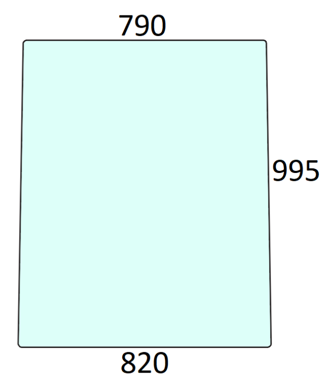 Szyba przednia ładowarka teleskopowa Manitou 562608