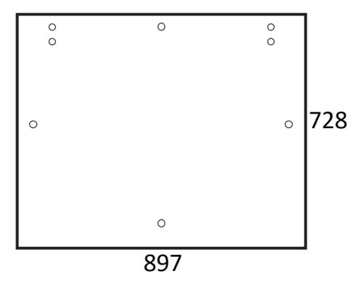 Szyba tylna Fiat - 5154756