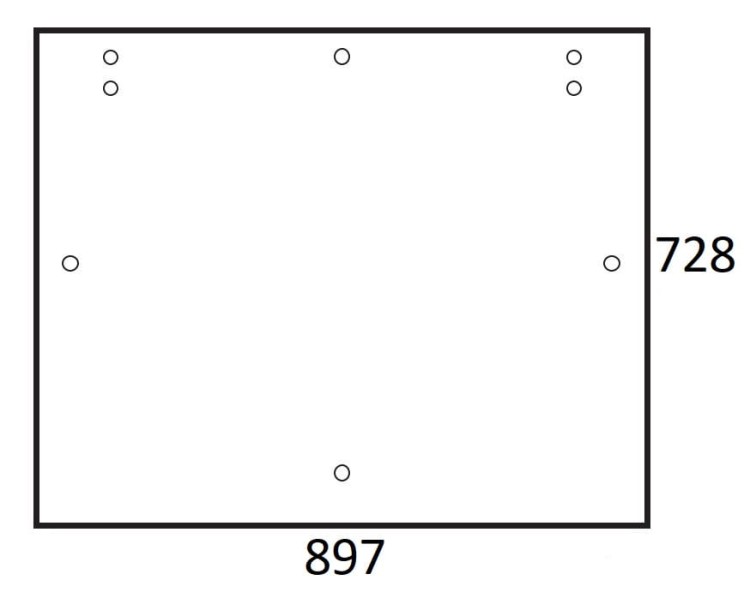 Szyba tylna Fiat - 5154756
