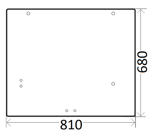 Szyba tylna do ciągnika Renault 7701350717