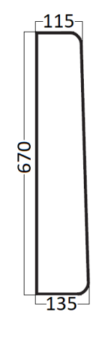 Szyba tylna boczna lewa, prawa do ciągnika Renault 7701350716