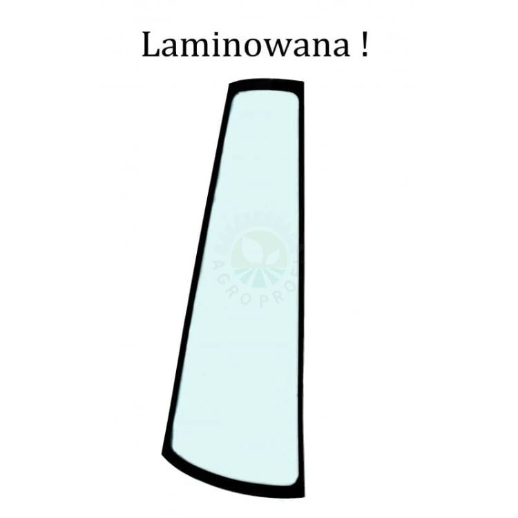 Szyba tylna narożna lewa laminowana koparko-ładowarka JCB 827/30481, 827/30447