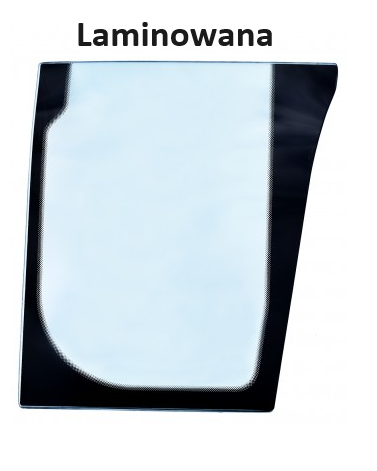 Szyba przednia dolna prawa laminowana koparko-ładowarka JCB 827/80142, 333/R4243