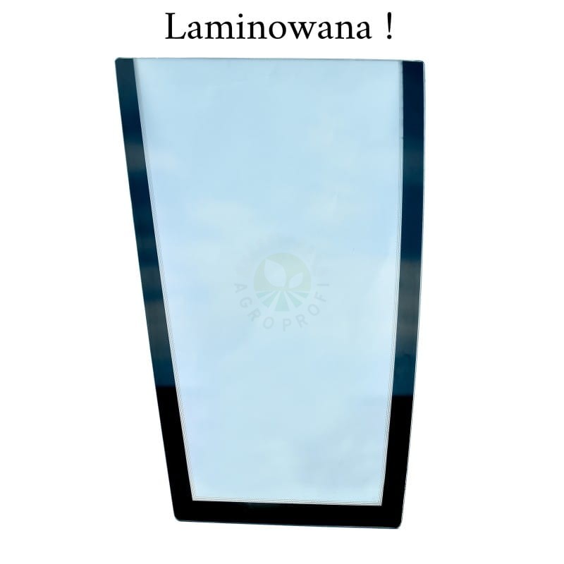 Szyba przednia dolna lewa laminowana koparko-ładowarka CAT 205-9605