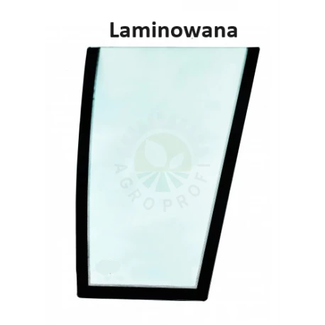 Szyba przednia dolna prawa laminowana koparko-ładowarka CAT 205-9606
