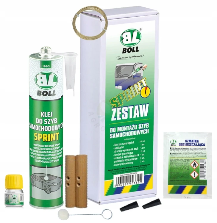 Zestaw do montażu szyb samochodowych BOLL SPRINT