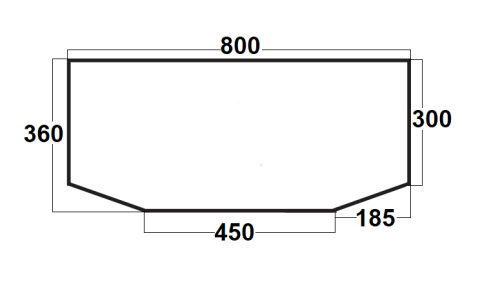 Szyba tylna dolna do ciągnika Deutz-Fahr, Hurlimann, Lamborghini, Same 0.9234.216.0/20 (753)
