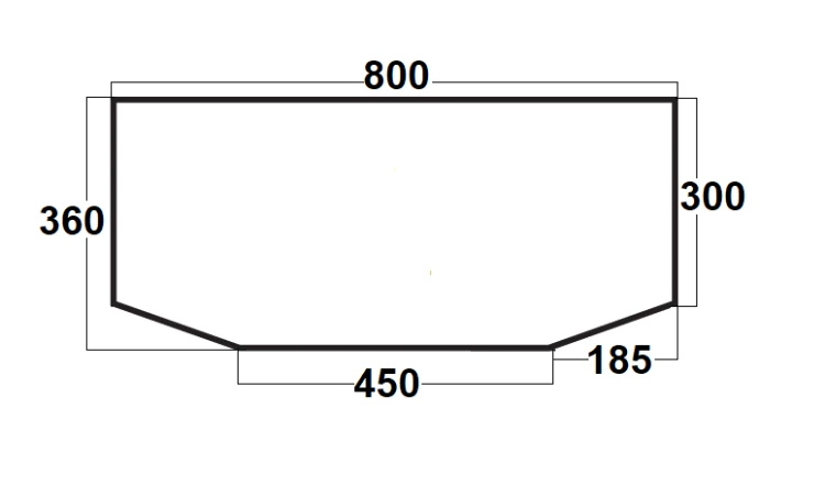 Szyba tylna dolna do ciągnika Deutz-Fahr, Hurlimann, Lamborghini, Same 0.9234.216.0/20 (753)