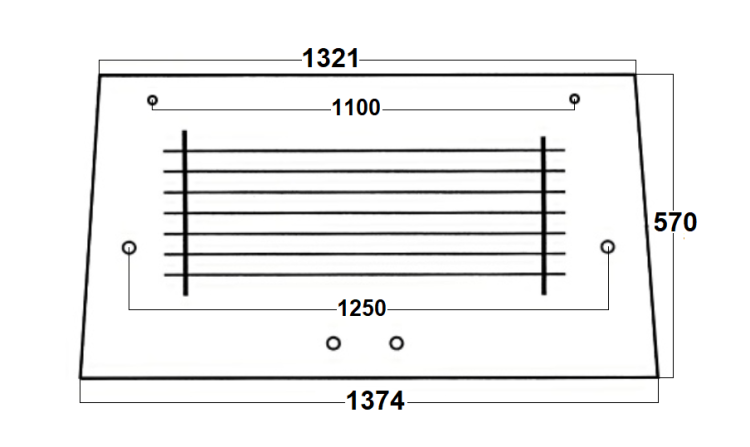 Szyba tylna ogrzewana do ciągnika Zetor 70117969