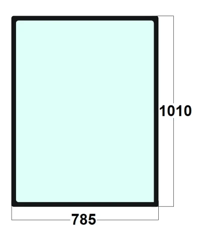 Szyba przednia ładowarka teleskopowa JCB 827/30519, 82730519