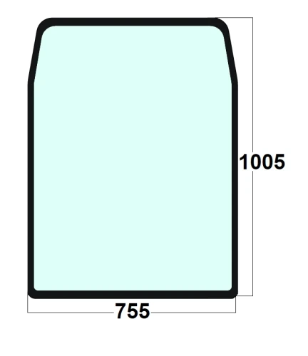 Szyba przednia ładowarka teleskopowa JCB 827/30420, 827/50139