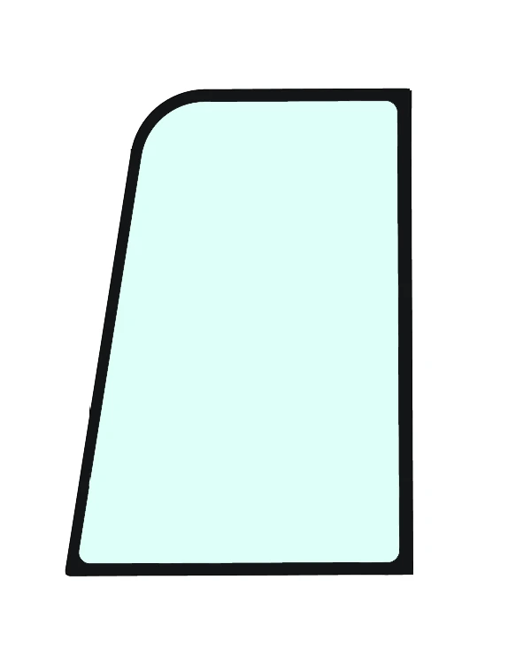 Szyba drzwi górna lewa koparko-ładowarka JCB 827/30416, 827/20335