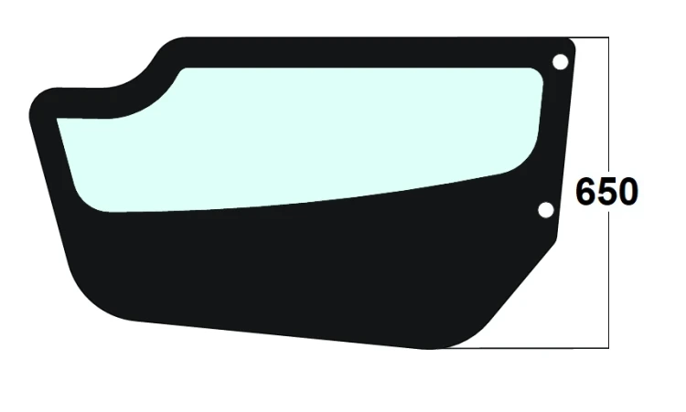 Szyba drzwi dolna ładowarka teleskopowa Bobcat, Massey Ferguson 6908791, 4235679M1