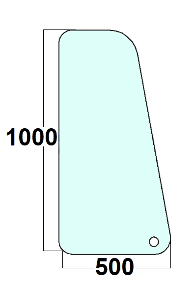 Szyba boczna lewa ładowarka teleskopowa Merlo 34916 44166