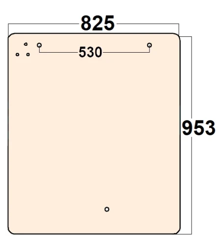 Szyba przednia brązowa ładowarka teleskopowa Merlo 021592 044164