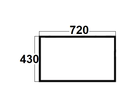 Szyba przednia dolna minikoparka Kubota RG518-46660
