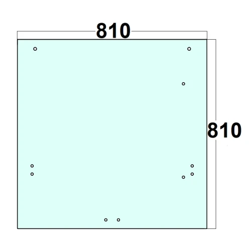 Szyba tylna do ciągnika Renault / Claas 7700681720