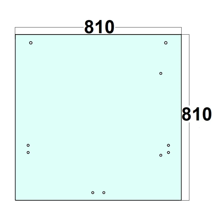 Szyba tylna do ciągnika Renault / Claas 7700681720