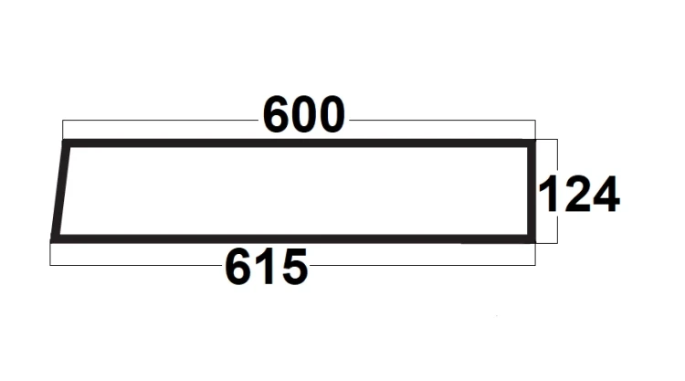 Szyba tylna dolna do ciągnika T-25 A2 Sokółka (496)