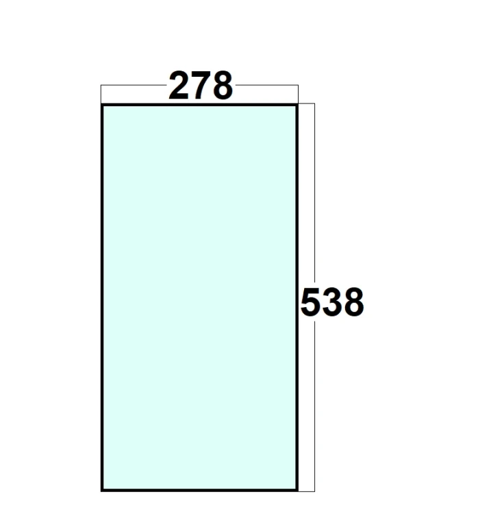 Szyba przednia dolna lewa / prawa do ciągnika Renault 6005000057