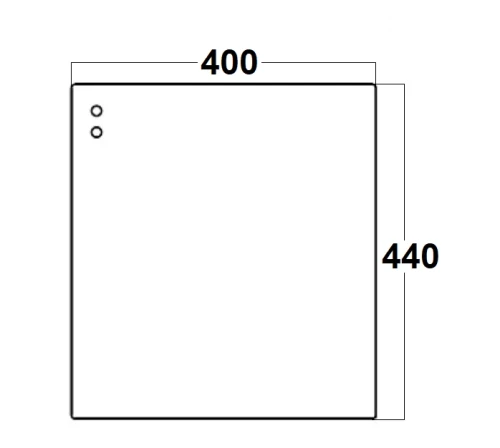 Szyba tylna dolna przesuwna do ciągnika Fendt 281500220050